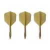 Misaladejuegos Plumas Condor Axe Shape Metallic Gold S 21.5mm 3 Uds. - Imagen 3