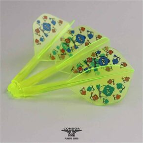 Misaladejuegos Plumas Condor Axe Standard G.T Monster Amarillo S 21.5mm 3 Uds. - Imagen 3