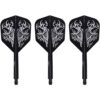 Misaladejuegos Plumas Condor Axe Deer Shape Black S 21.5m 3 Uds. - Imagen 3