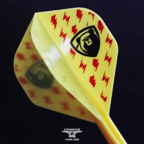 Misaladejuegos Plumas Condor Axe Thunderbolt Bear Yellow Standard L 33.5m 3 Uds. - Imagen 4