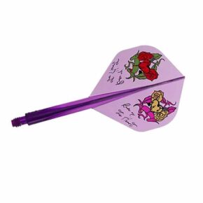 Misaladejuegos Plumas Condor Axe Rose of the heard Standard Clear Purple S 21.5m 3 Uds. - Imagen 2