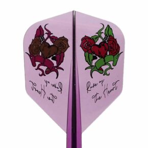 Misaladejuegos Plumas Condor Axe Rose of the heard Shape Clear Purple L 33.5m 3 Uds. - Imagen 3