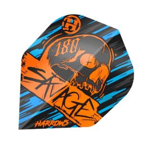 Misaladejuegos Plumas Harrows Darts Flights Savage Orange Blue HF8501