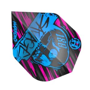 Misaladejuegos Plumas Harrows Darts Flights Savage Aqua Pink HF8503 - Imagen 2