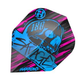 Misaladejuegos Plumas Harrows Darts Flights Savage Aqua Pink HF8503