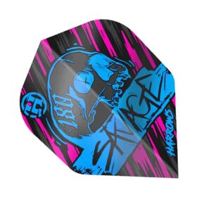 Misaladejuegos Plumas Harrows Darts Flights Savage Aqua Pink HF8503 - Imagen 3