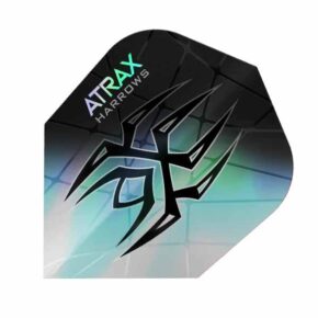 Misaladejuegos Plumas Harrows Darts Flights N6 Atrax Black HF3603