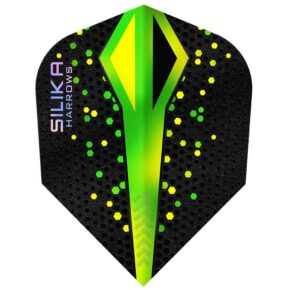 Misaladejuegos Plumas Harrows Darts Silika ColourShift Crystalline N6 Green HF5136