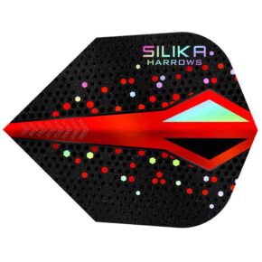 Misaladejuegos Plumas Harrows Darts Silika ColourShift Crystalline N6 Red HF5137 - Imagen 2
