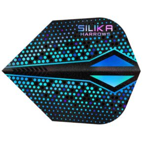 Misaladejuegos Plumas Harrows Darts Silika ColourShift Crystalline N6 X Blue HF5139 - Imagen 2
