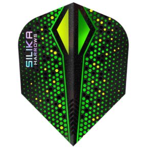 Misaladejuegos Plumas Harrows Darts Silika ColourShift Crystalline N6 X Green HF5141