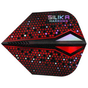 Misaladejuegos Plumas Harrows Darts Silika ColourShift Crystalline N6 X Red HF5142 - Imagen 2