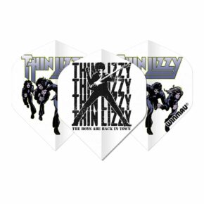 Misaladejuegos Plumas Winmau Darts Rhino Standard Rock Legends Thin Lizzy Blanca 6905.247
