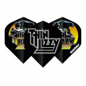 Misaladejuegos Plumas Winmau Darts Rhino Standard Rock Legends Thin Lizzy Negra 6905.246