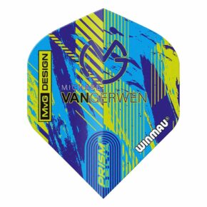 Misaladejuegos Plumas Winmau Darts Prism Delta MVG Desegn Azul Verde 6915.264