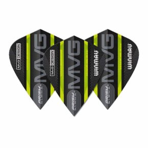 Misaladejuegos Plumas Winmau Darts Kite MVG Black & Green 6907.118 - Imagen 3