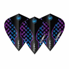 Misaladejuegos Plumas Winmau Darts Kite Blue, Black & Purple Kite Flight 6907.114 - Imagen 3