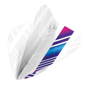 Misaladejuegos Plumas Winmau Darts Kite White, Blue & Purple Kite Flight 6907-107 - Imagen 2