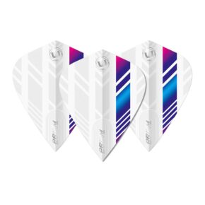 Misaladejuegos Plumas Winmau Darts Kite White, Blue & Purple Kite Flight 6907-107 - Imagen 3