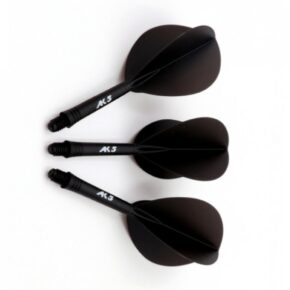 Misaladejuegos Plumas Cuesoul Flights AK5 Pear L Black  AK-51SD-L - Imagen 2