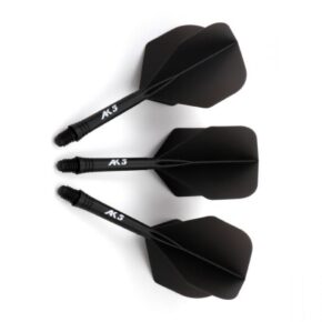Misaladejuegos Plumas Cuesoul Flights AK5 Shape L Negra  AK-51YS-L - Imagen 2