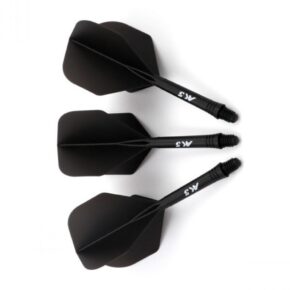 Misaladejuegos Plumas Cuesoul Flights AK5 Shape L Negra  AK-51YS-L - Imagen 3
