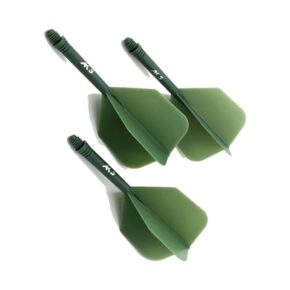 Misaladejuegos Plumas Cuesoul Flights AK5 Shape Verde Oscuro L CSAK-53YS-L - Imagen 2