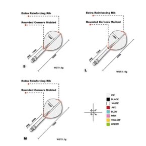 Misaladejuegos Plumas Cuesoul Flights AK5 Pear L Amarilla AK-57SD-L - Imagen 3