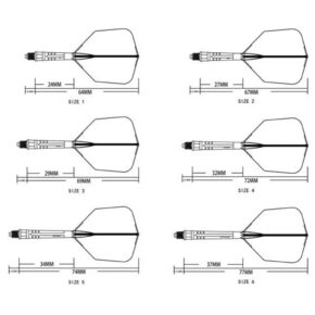 Misaladejuegos Plumas Cuesoul Rost T19 Talla 2 69mm Clear Purple - Imagen 5