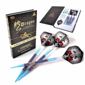 Misaladejuegos Dardos Cuesoul Darts Dragon Blue 90% 18g