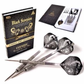 Misaladejuegos Dardos Cuesoul Darts Scorpion Black 90% 22g
