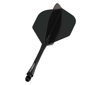Misaladejuegos Plumas Winmau Darts Fusion Black Short 22-64mm 8777 - Imagen 2