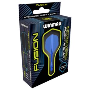 Misaladejuegos Plumas Winmau Darts Fusion Blue Short 22-64mm 8780 - Imagen 3