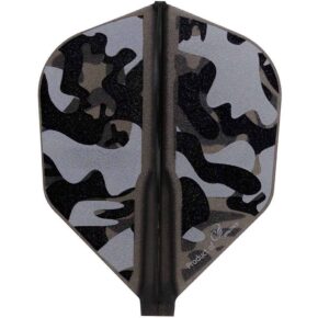 Misaladejuegos Plumas Fit Flight Series Liquid Camo B Shape Black