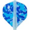Misaladejuegos Plumas Fit Flight Series Liquid Camo C Standard Blue