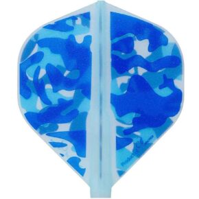 Misaladejuegos Plumas Fit Flight Series Liquid Camo C Standard Blue - Imagen 2
