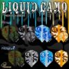Misaladejuegos Plumas Fit Flight Series Liquid Camo C Shape Blue - Imagen 3
