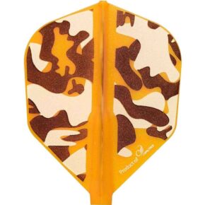 Misaladejuegos Plumas Fit Flight Series Liquid Camo D Shape Orange