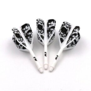 Misaladejuegos Plumas Cuesoul Integrate Flights AK5 Shape L Blanca Skeleton Pattern  5kl11-l - Imagen 2