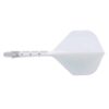 Misaladejuegos Plumas Cuesoul Rost T19 Talla S 64mm Clear White Big Standard 57DB8S - Imagen 2
