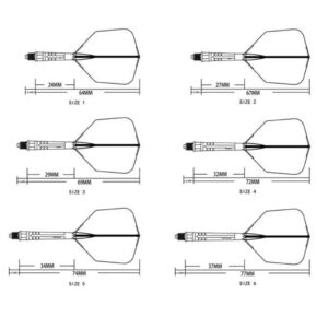Misaladejuegos Plumas Cuesoul Rost T19 Carbo Talla 3 69mm Black Yellow AK571-3 - Imagen 5