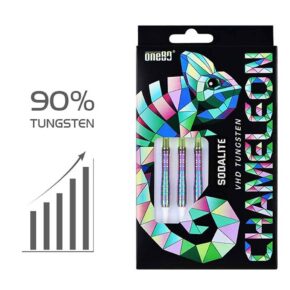 Misaladejuegos Dardos One80 Chameleon Sodalite Soft 19gr 90% 9356 - Imagen 4