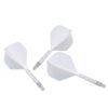 Misaladejuegos Plumas Cuesoul Rost T19 Talla S 64mm Standard Clear White CS-57XB8S