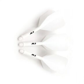 Misaladejuegos Plumas Cuesoul Flights AK5 Shape L Blanca  58YS-L - Imagen 2