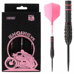 Misaladejuegos Dardos Cuesoul Engine V5 Pink Hope Steel Tip 90% 23g CSO-90Y23K23