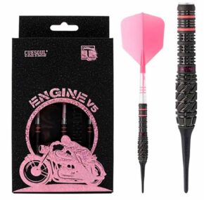 Misaladejuegos Dardos Cuesoul Engine V5 Pink Hope Soft tip 90% 19g CSOP-90R19K23
