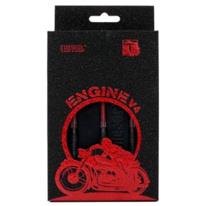 Misaladejuegos Dardos Cuesoul Engine V4 Red Hope Steel tip 90% 21g CSOP-90Y21K22 - Imagen 2