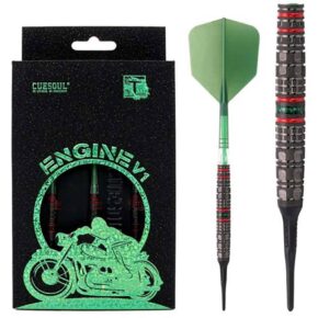 Misaladejuegos Dardos Cuesoul Engine V1 Green Hope Soft tip 90% 21g CSOP-90R21K19