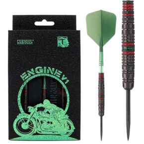 Misaladejuegos Dardos Cuesoul Engine V1 Green Hope Steel tip 90% 23g CSOP-90Y23K19