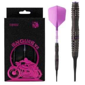 Misaladejuegos Dardos Cuesoul Engine V2 Purple Hope Soft tip 90% 20g CSOP-90R20K20